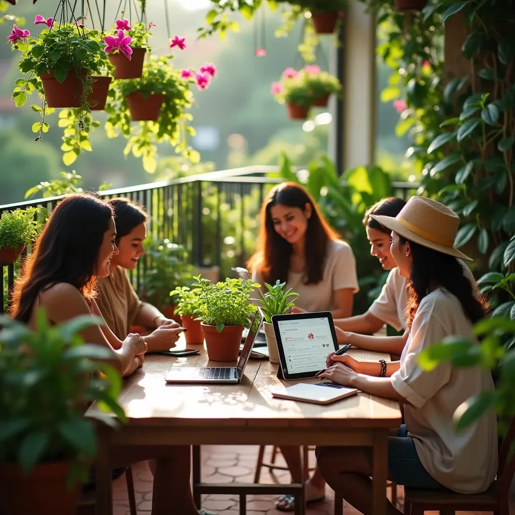 Supporting visual content